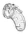 Shots Man Cage Chastity 3.5' Cock Cage Model 1 - Clear