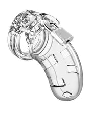 Shots Man Cage Chastity 3.5' Cock Cage Model 1 - Clear