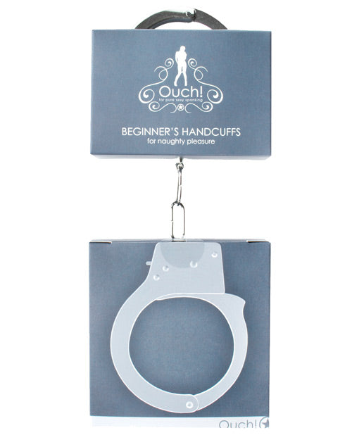 Shots Ouch Beginner's Handcuffs - Metal