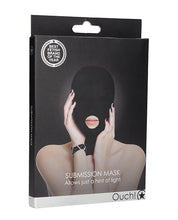 Shots Ouch Submission Mask - Black