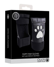 Shots Ouch Puppy Play Paw Cut-Out Gloves - White
