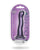 Shots Ouch 7' Curvy G-Spot Dildo - Metallic Purple
