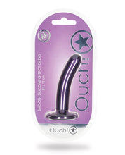 Shots Ouch 5' Smooth G-Spot Dildo - Metallic Purple
