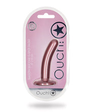 Shots Ouch 5' Smooth G-Spot Dildo - Rose Gold
