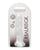 Shots RealRock Crystal Clear 7" Rippled Dildo - Transparent