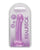 Shots RealRock Crystal Clear 7" Dildo - Purple