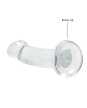Shots RealRock Crystal Clear 7" Dildo - Transparent