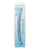 Shots RealRock Crystal Clear 17' Double Dildo - Blue