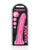 Shots RealRock 8" Slim Dildo Glow in the Dark - Neon Pink