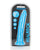 Shots RealRock 9' Slim Dildo Glow in the Dark - Neon Blue