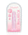Shots RealRock Crystal Clear 6" Straight Dildo w/Suction Cup - Pink