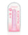 Shots RealRock Crystal Clear 7" Straight Dildo w/Suction Cup - Pink