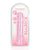 Shots RealRock Crystal Clear 8" Straight Dildo w/Suction Cup - Pink