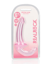 Shots RealRock Crystal Clear 6' Strapless Strap-On - Pink