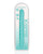 Shots RealRock Crystal Clear 13' Double Dildo - Turquoise