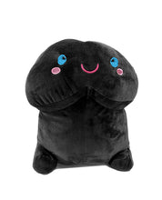 Shots Short Penis Plushie - Black 8' / 20 cm