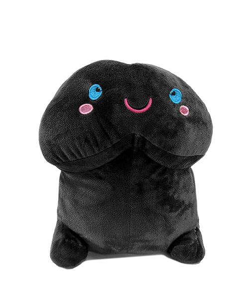 Shots Short Penis Plushie - Black 12' / 30 cm