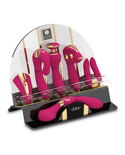 Shunga Intimate Massagers Display w/6 Massagers - Raspberry
