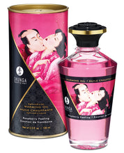 Shunga Warming Oil - 3.5 oz Raspberry Feeling