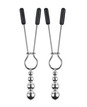 Selopa Beaded Nipple Clamps - Silver