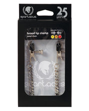 Spartacus Adjustable Broad Tip Clamps - Jewel Chain