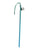 Spartacus 24' Leather Wrapped Cane - Baby Blue