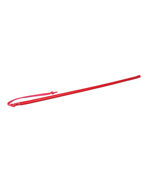 Spartacus 24' Leather Wrapped Cane - Red