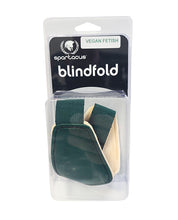 Spartacus PU Blindfold w/Plush Lining - Green