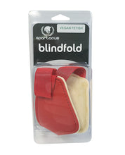 Spartacus PU Blindfold w/Plush Lining - Red