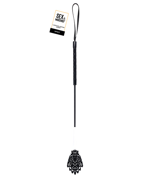 Sex & Mischief Lace Silicone Crop