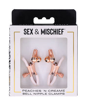Sex & Mischief Peaches 'n CreaMe Bell Nipple Clamps