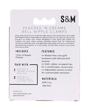 Sex & Mischief Peaches 'n CreaMe Bell Nipple Clamps