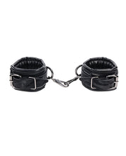Sportsheets Velvet Noir Handcuffs - Black
