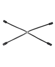 Sportsheets Velvet Noir Adjustable Hog Tie & Cuff Set - Black