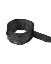Sportsheets Velvet Noir Adjustable Hog Tie & Cuff Set - Black