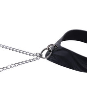 Sportsheets Velvet Noir Collar & Removable Clamps - Black