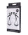Sportsheets Velvet Noir Tuggable Nipple Clamps - Black