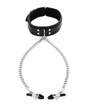 Sex & Mischief Nipple Clamps w/Collar