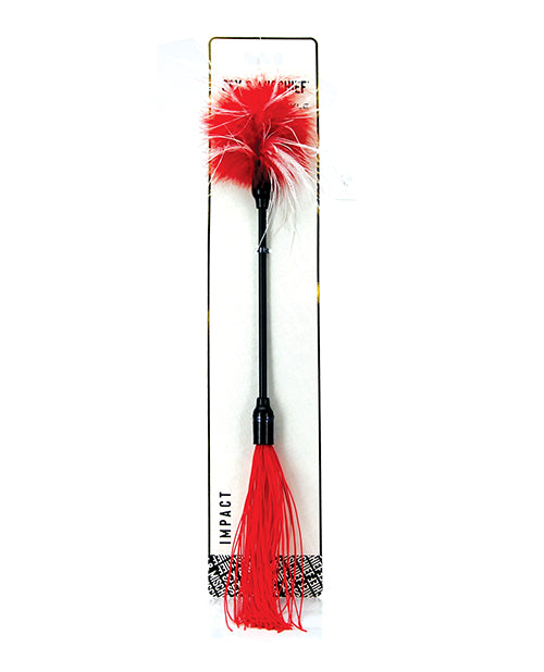 Sex & Mischief Whip & Tickle - Red/White