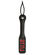 Sportsheets 12' Leather Slut Impression Paddle