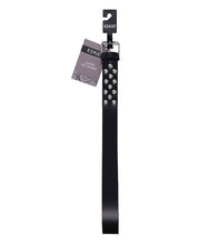 Edge Leather Belt Spanker - Black