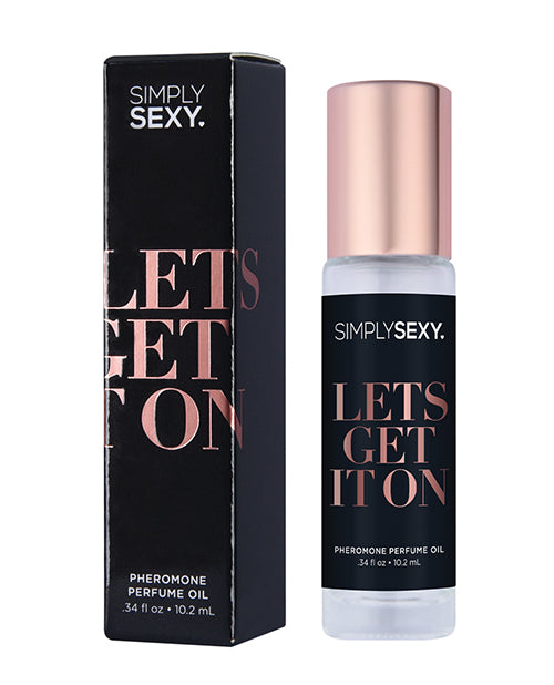 Simply Sexy Pheromone Perfume Oil Roll On - .34 oz Let's Get It On