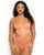 Floral Lace Underwire Teddy - Coral O/S