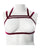 Gender Fluid Sugar Coated Harness - XL-XXXL Raspberry Glitter