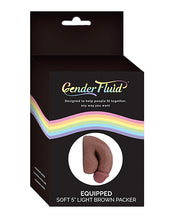 Gender Fluid 5' Equipped Soft Packer - Light Brown