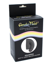 Gender Fluid 5' Equipped Soft Packer - Dark Brown