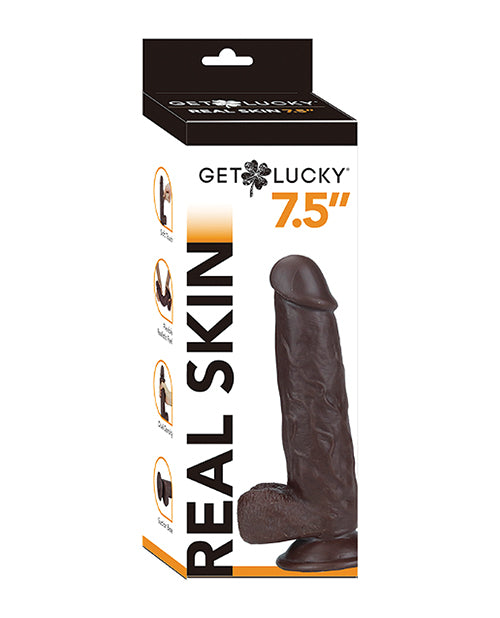 Get Lucky 7.5' Real Skin Series - Dark Brown
