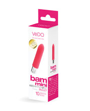 VeDO Bam Mini Rechargeable Bullet Vibe - Foxy Pink