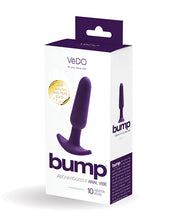 VeDO Bump Rechargeable Anal Vibe - Deep Purple