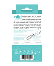 VeDO Niki Rechargeable Panty Vibe - Tease Me Turquoise